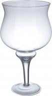 Ваза стеклянная Wrzesniak Glassworks на ножке 40х24,5 см 40 см прозрачная 15-2422A