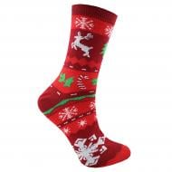 Носки детские унисекс Premier Socks Новый год Олени р. 20–22 красный