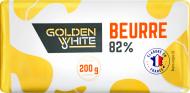 Масло Golden White сливочное несоленое 82% 200 г 3278310990244
