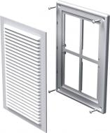 Решетка для вентиляции Вентс МВ 125с АБС пластик белый