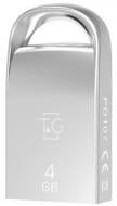 Флеш-память USB T&G Metal Series 107 4 ГБ USB 2.0 silver (TG107-4G)