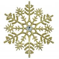 Подвеска MISLT Снежинка Классика с камешком CNG000-1а 5 см