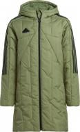 Куртка-парка для мальчиков зимняя Adidas J TIRO COAT IW0547 р.128 хаки