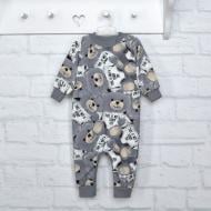 Ромпер-реглан унісекс Blanka Ведмедики р.68 сірий 12837