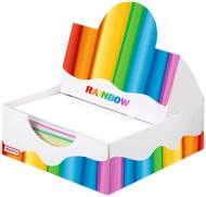 Папір для нотаток Rainbow у пластиковому пеналі кольоровий Optima®