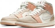 Кроссовки мужские демисезонные Jordan AIR 1 MID CV3044-100 р.44 бежевые