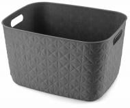 Кошик для зберігання Curver темно-сірий Softex 19 л 221x379x292 мм