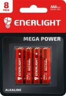 Батарейка щелочная Enerlight MEGA POWER AAA (мизинчиковые) 8 шт. (90030108)