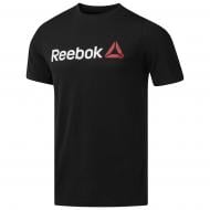 Футболка Reebok QQR- Reebok Linear Read CW5376 р.M чорний