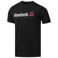 Футболка Reebok QQR- Reebok Linear Read CW5376 р.L черный