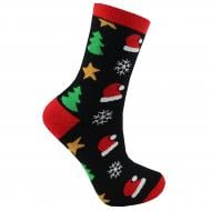 Шкарпетки махрові унісекс Premier Socks Новий рік Різдвяні р. 18–20 сірий