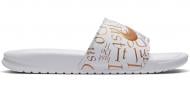 Шлепанцы Nike BENASSI JDI PRINT 618919-116 р.38 белый