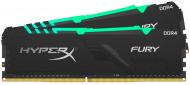 Оперативная память Kingston DDR4 SDRAM 32 GB (2x16GB) 3000 MHz (HX430C15FB3AK2/32) HyperX Fury RGB Black Оперативная память Kingston DDR4 SDRAM 32 GB (2x16GB) 3000 MHz (HX430C15FB3AK2/32) HyperX Fury RGB Black