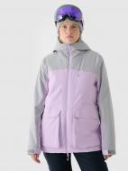 Куртка женская зимняя 4F TECHNICAL JACKET F594 4FWAW24TTJAF594-52S р.2XL сиреневая