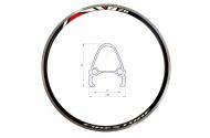 Обод 28" без CNC HLQC-04 36H 12G с наклейкой (RIM-28-022)