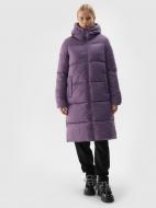 Пуховик женский зимний 4F DOWN JACKET F475 4FWAW24TDJAF475-50S р.2XL фиолетовый