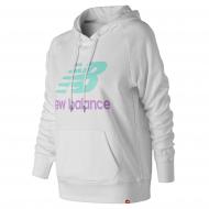 Джемпер New Balance ESSENTIALS HOODIE WT91523WT р. L белый