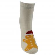 Носки детские унисекс Premier Socks махровые Новый год "Печенье" р. 18–20 молочный