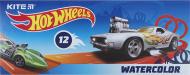 Фарби акварельні Hot Wheels HW21-041 12 кольорів KITE