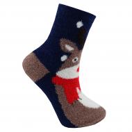 Носки детские унисекс Premier Socks махровые Новый год "Рудольф" р. 23-25 синий Носки детские унисекс Premier Socks махровые Новый год "Рудольф" р. 23-25 синий