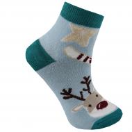 Носки детские унисекс Premier Socks махровые Новый год "Сладкое Рождество" р. 20–22 голубой