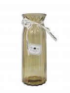 Ваза стеклянная CRYSTAL Crystal Cindy 29 см коричневая 83000008/4_YBCG-MT-5/1