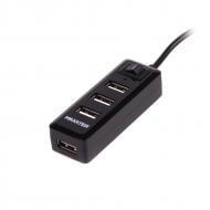 USB-хаб Maxxter HU2A-4P-AC-03 USB 2.0 Type-A на 4 порта