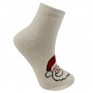 Шкарпетки дитячі унісекс Premier Socks махрові Новий рік "Саната" р. 16–18 молочний