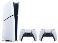 Ігрова консоль Sony PlayStation 5 Slim Digital Edition White (2 геймпади Dualsense) 1000042066 white