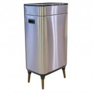 Ведро для мусора JAH енсорное 40 л серый металлик 20255