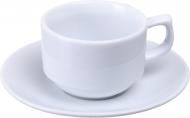 Чашка Alt Porcelain с блюдцем HoReCa 80 мл фарфор