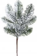 Гілочка декоративна пучечок хвойний засніжений 31 см EYK24-1173