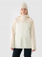 Куртка женская зимняя 4F TECHNICAL JACKET F594 4FWAW24TTJAF594-12S р.L бежевая