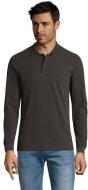 Поло Sol's Perfect Lsl Men 02087348 р.L темно-серый