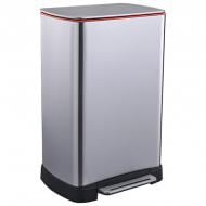 Ведро с педалью JAH 30 л серый металлик 6311