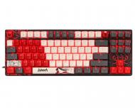 Клавиатура игровая BLOODY S87 (Naraka) (S87 (Naraka)) механическая USB, BLMS Red Plus Switch black/red