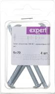 Винт с полукруглой головкой М5х70 мм Expert Fix DIN 967 4 шт.