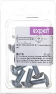 Винт с полукруглой головкой М6х16 мм Expert Fix DIN 967 8 шт.