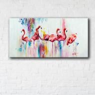 Постер Flamingo Art 70x140 см Brushme