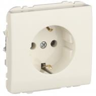 Розетка с крышкой оконечная с заземлением Efapel Apolo IP44 слоновая кость 50634 TMF