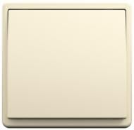 Выключатель одноклавишный Apolo без подсветки слоновая кость 50151 TMF
