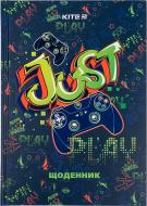 Щоденник шкільний Just play тверда обкладинка K21-262-10 KITE