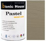 Краска Bionic House укрывная Pastel Wood Color Р212 серый сланец шелковистый глянец 0,8 л