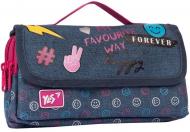 Пенал школьный WL-01 Beauty 533071 YES голубой