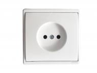 Розетка оконечная без заземления Efapel Apolo IP20 белый 50121 TBR