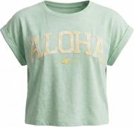 Футболка 4F TSHIRT F4104 4FJWSS27TTSHF4104-47S р.134-140 зеленый