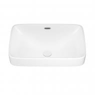 Умивальник Helmken 44152000 прямокутний 52 см, перелив, білий Умивальник Helmken 44152000 прямокутний 52 см, перелив, білий
