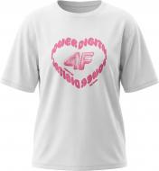 Футболка 4F TSHIRT F4098 4FJWSS27TTSHF4098-10S р.140 белый Футболка 4F TSHIRT F4098 4FJWSS27TTSHF4098-10S р.140 белый