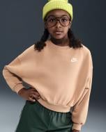 Джемпер Nike G NSW CLUB FLC BXY CRW LBR FZ9244-200 р.XL бежевий