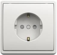 Розетка оконечная с заземлением Efapel Apolo IP20 белый 50131 TBR